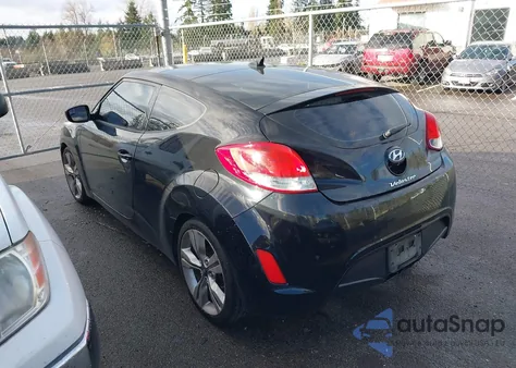 2014 Hyundai Veloster Base W/Black from USA, damaged, VIN KMHTC6AD3EU186380
